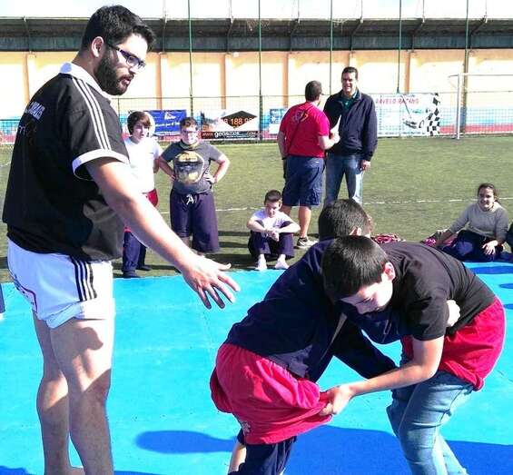 Exhibición de deportes tradicionales en Telde (Foto TA)